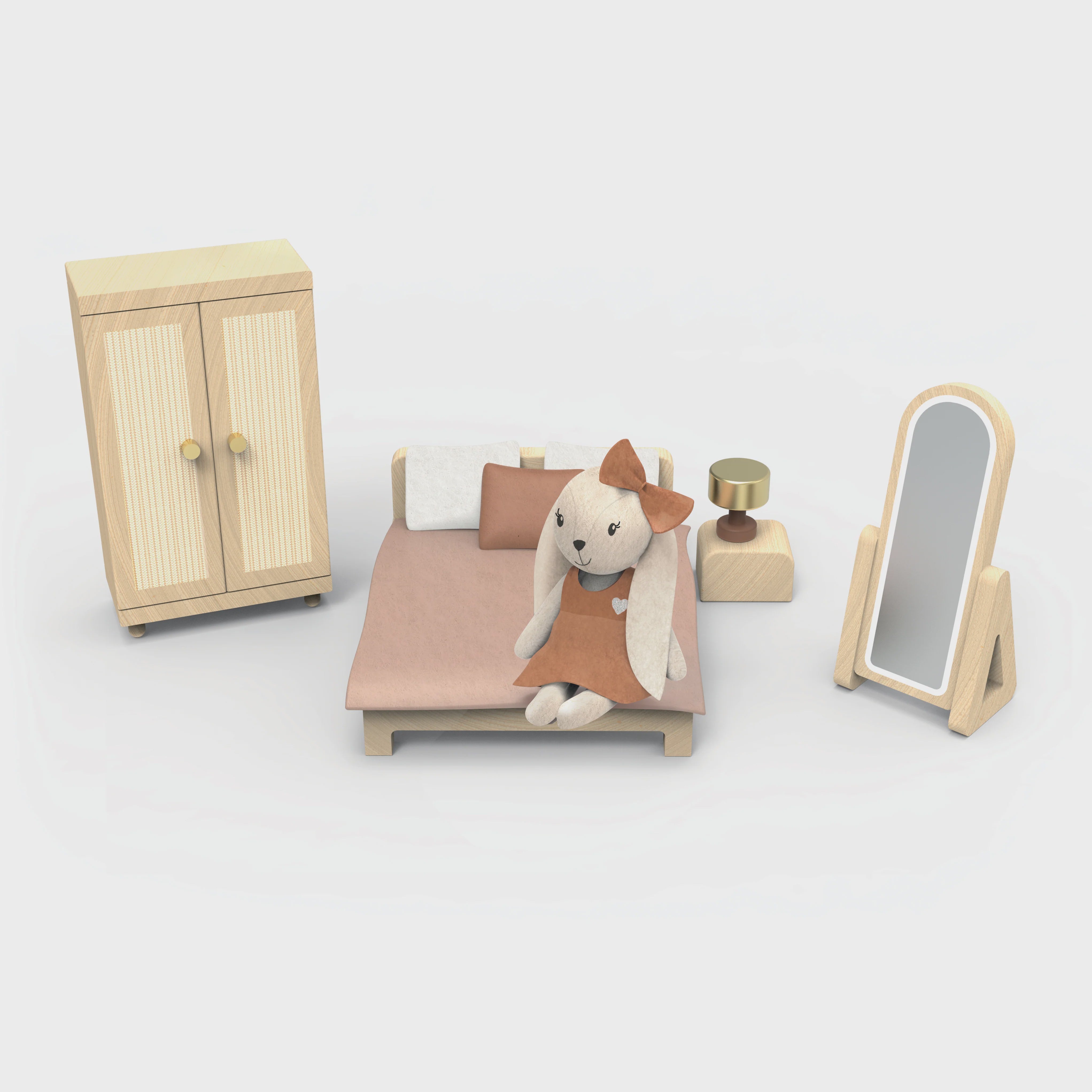 Speedy Monkey | Doll House Bedroom + 1 Character