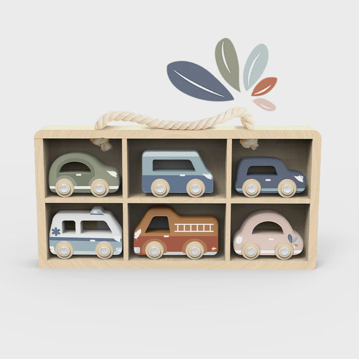 Speedy Monkey | Car Display Case (incl. 6 vehicles)