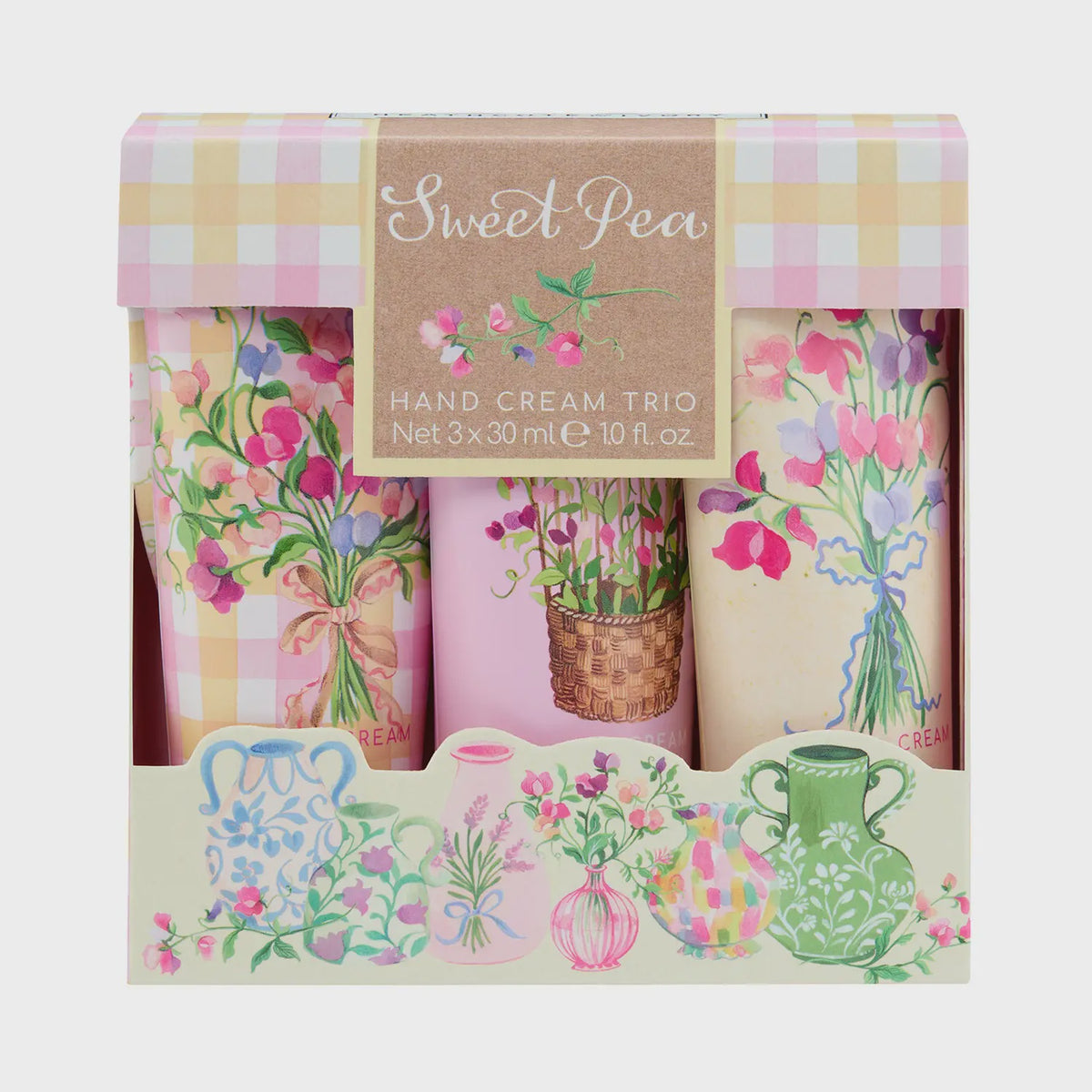 Heathcote &amp; Ivory Sweet Pea Hand Cream Trio