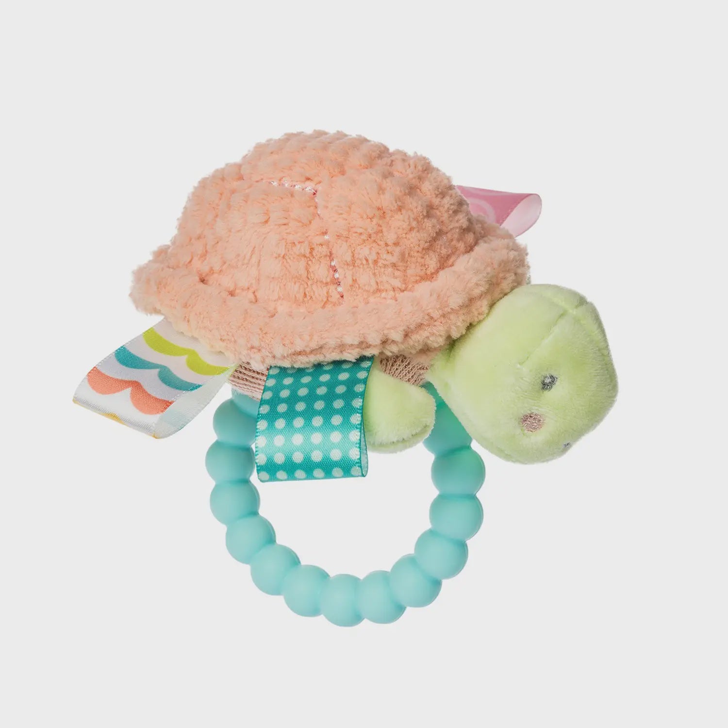 Mary Meyer Taggies Tippy Turtle Teether Rattle