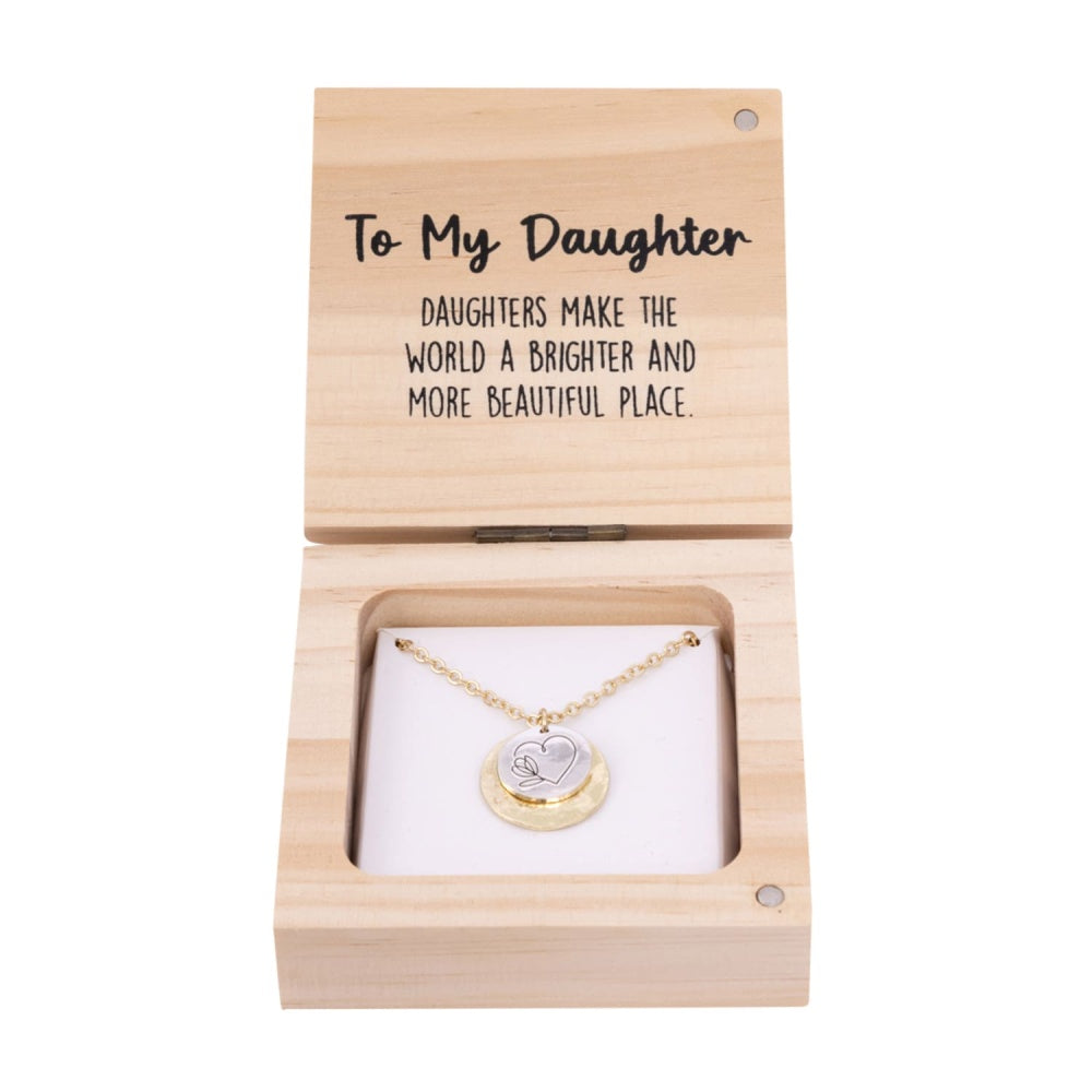 Heart & Soul To My Daughter Necklace