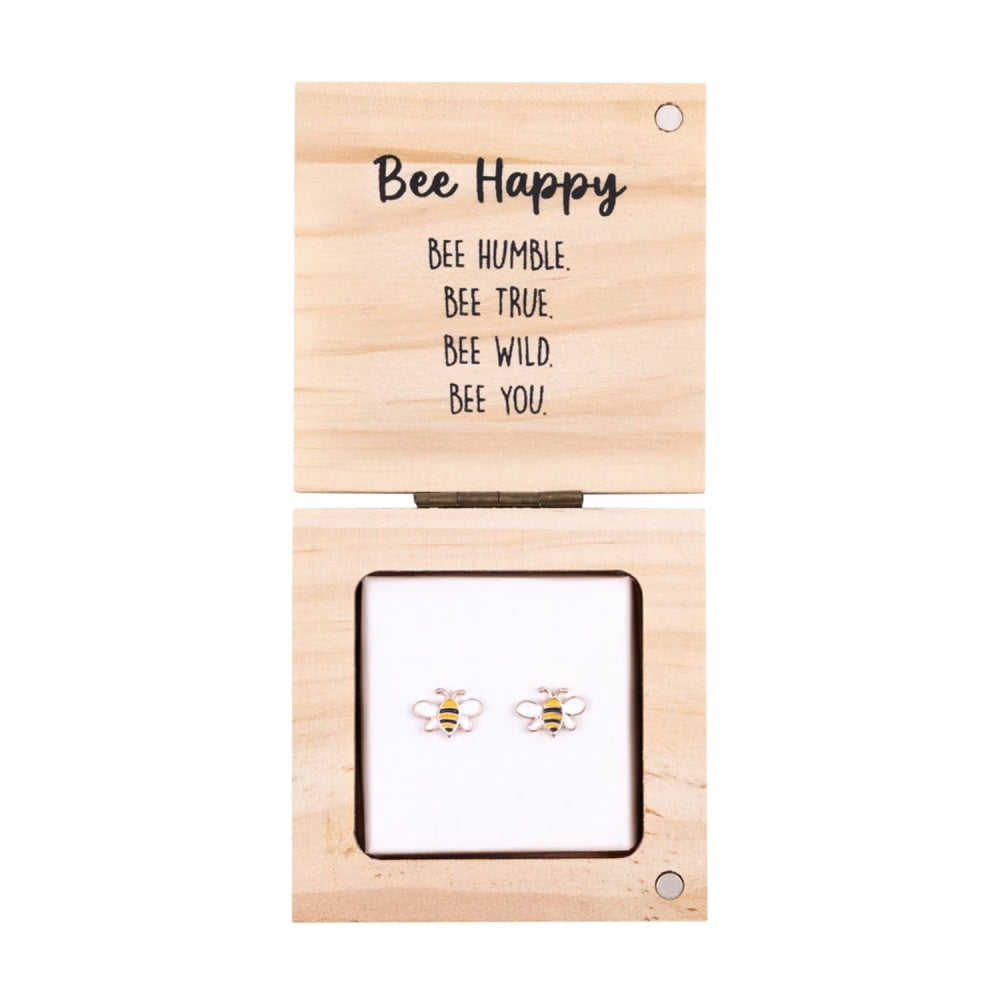 Heart &amp; Soul Bee Happy Earrings
