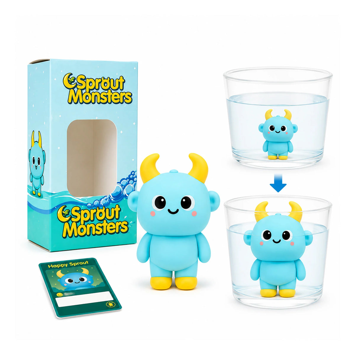Growing And Sprout Monster - 4 Sytles