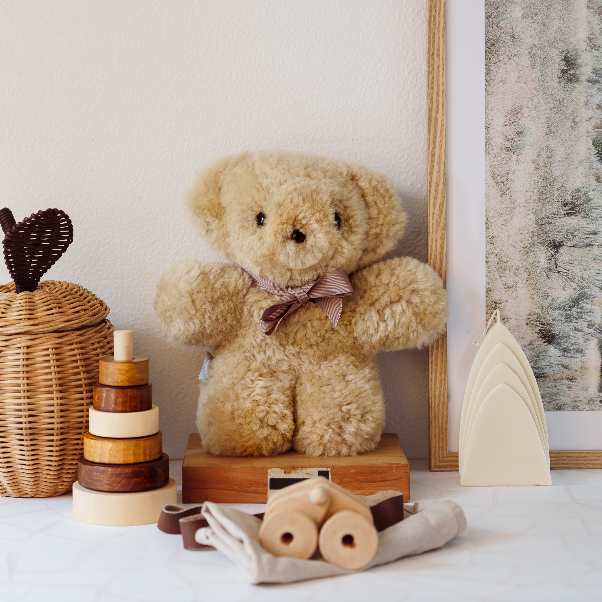 Toby Teddy Softie - Honey