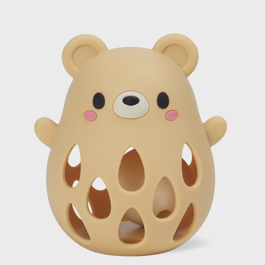 Silicone Rattle - Bear