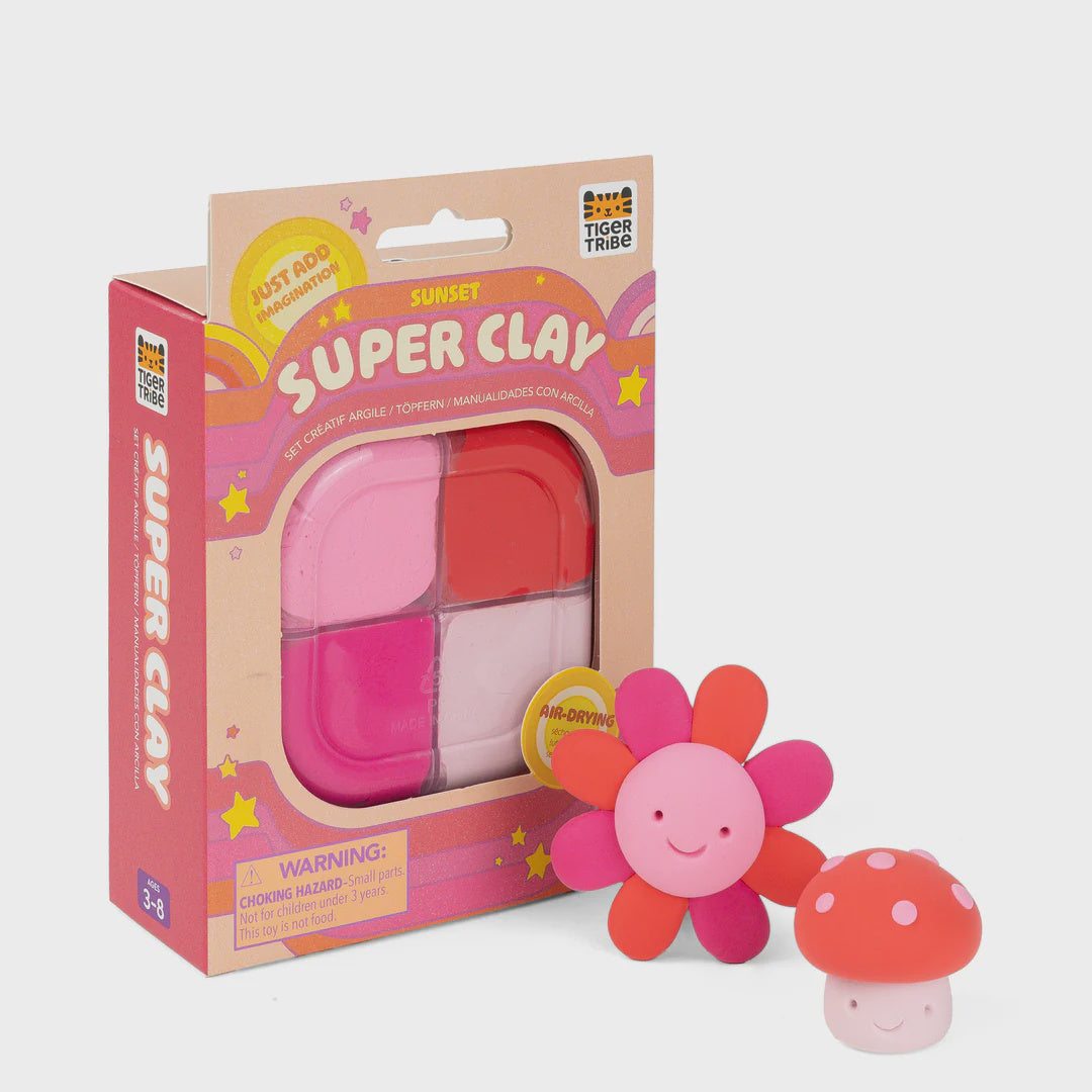Super Clay Stationery Sets - Sunset (Pink + Red)