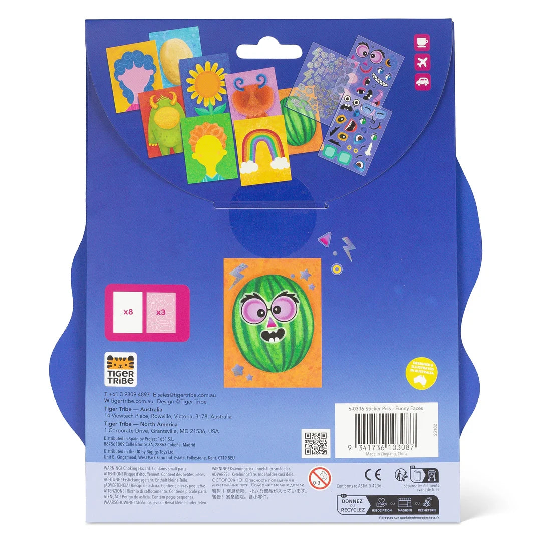 Tiger Tribe - Sticker Pics - Funny Faces