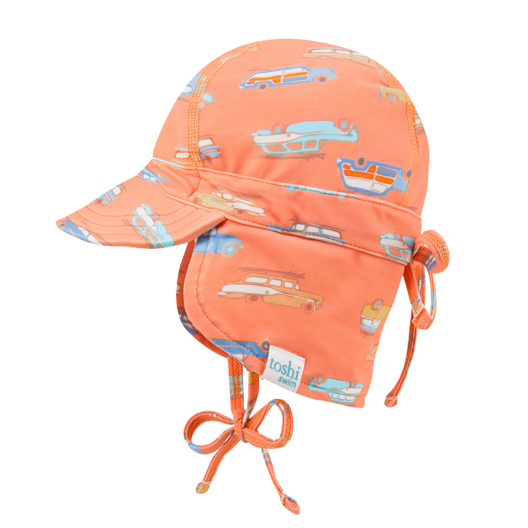 toshi | Swim Baby Flap Cap Classic - Surfs Up