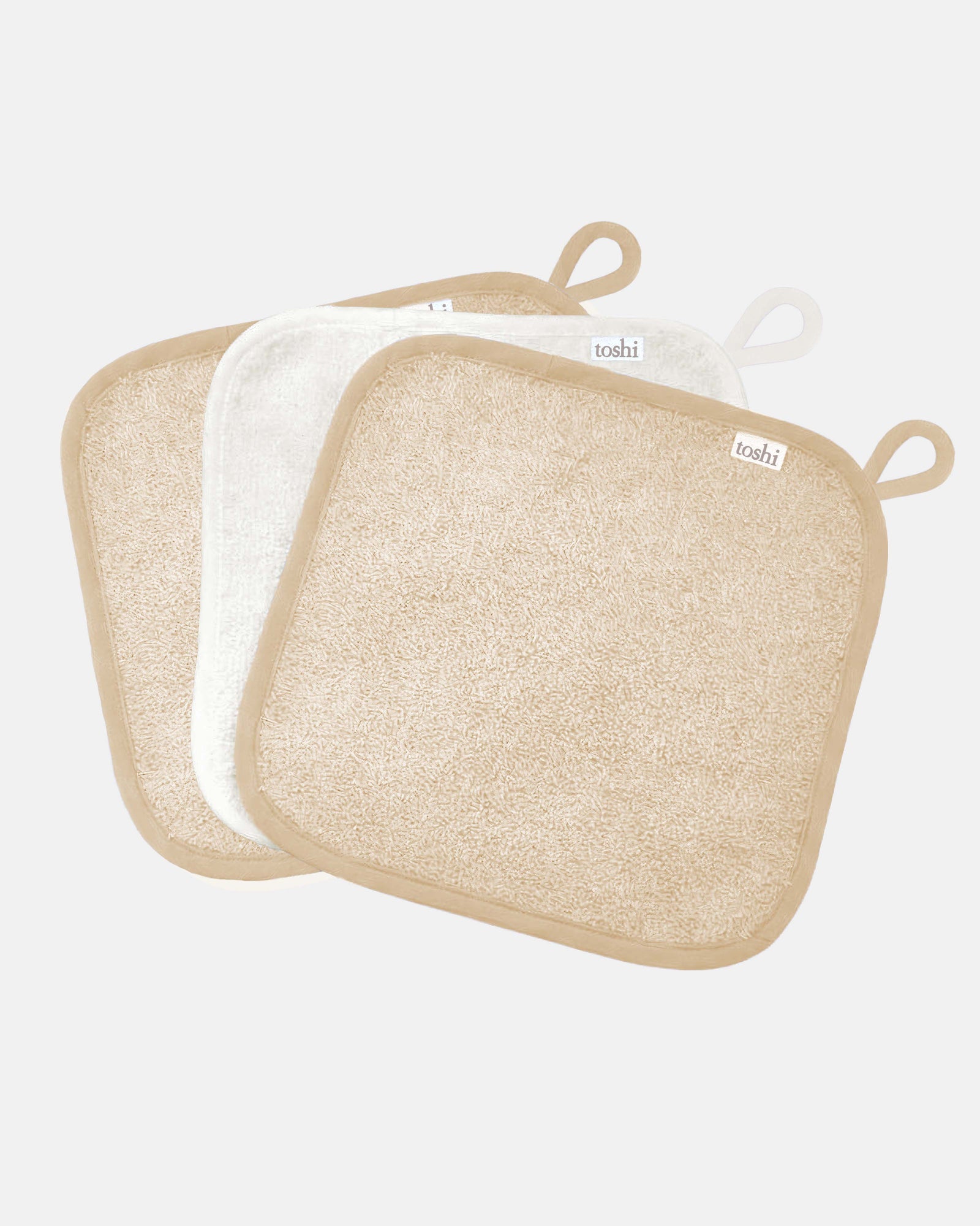 toshi | Baby Washcloth Yummy-3pcs / Cuddles