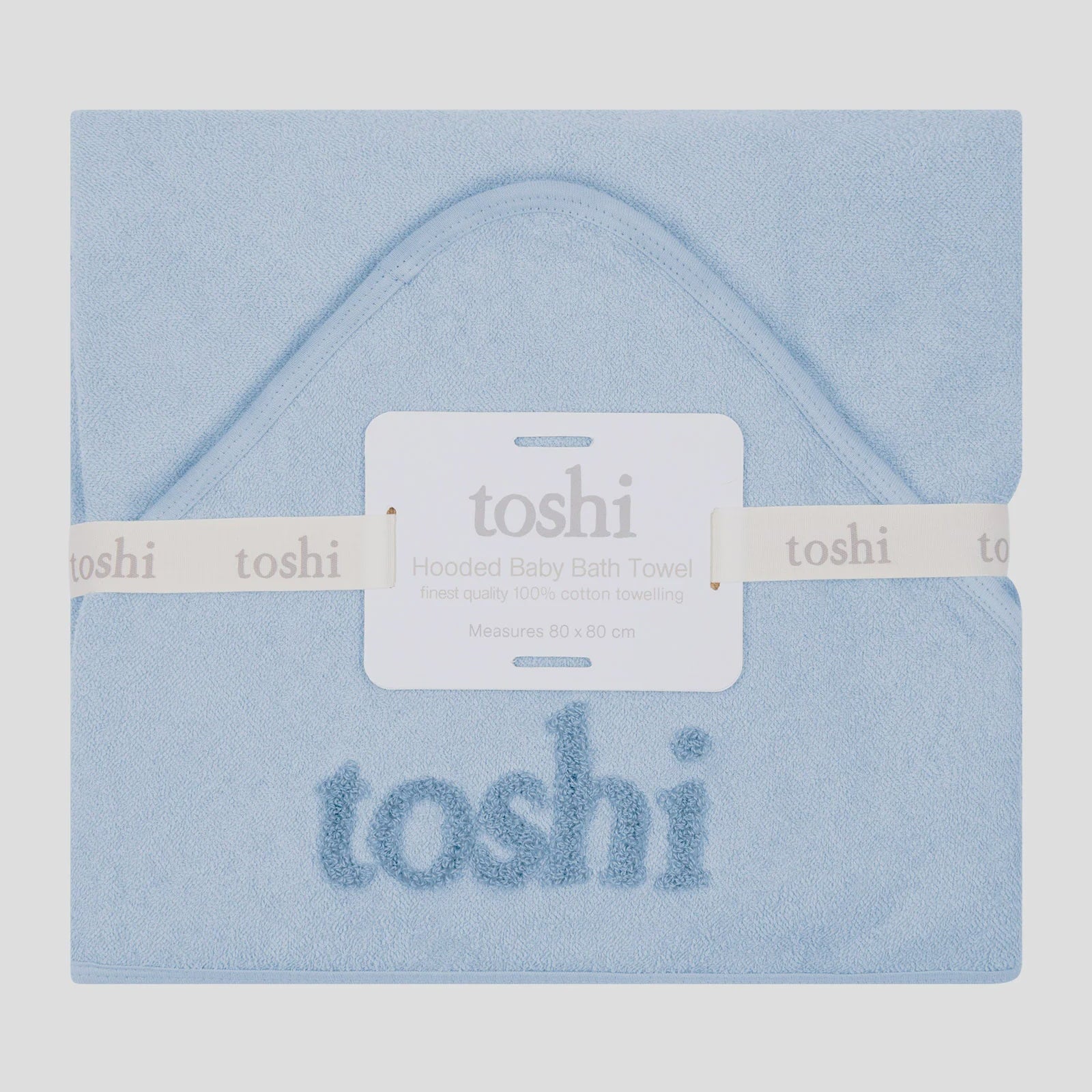 toshi | Hooded Baby Bath Towel Yummy / Bluebell