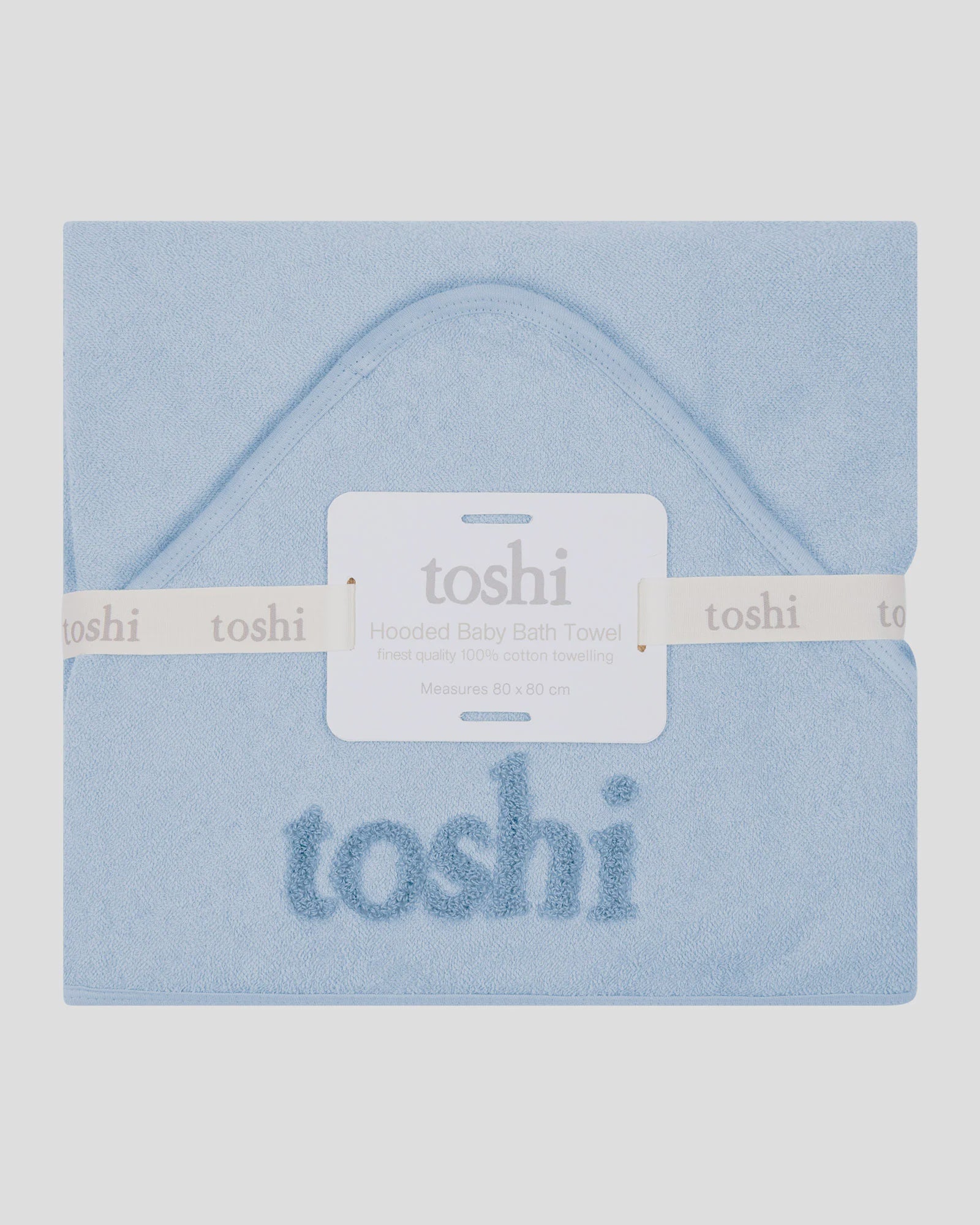 toshi | Hooded Baby Bath Towel Yummy / Bluebell