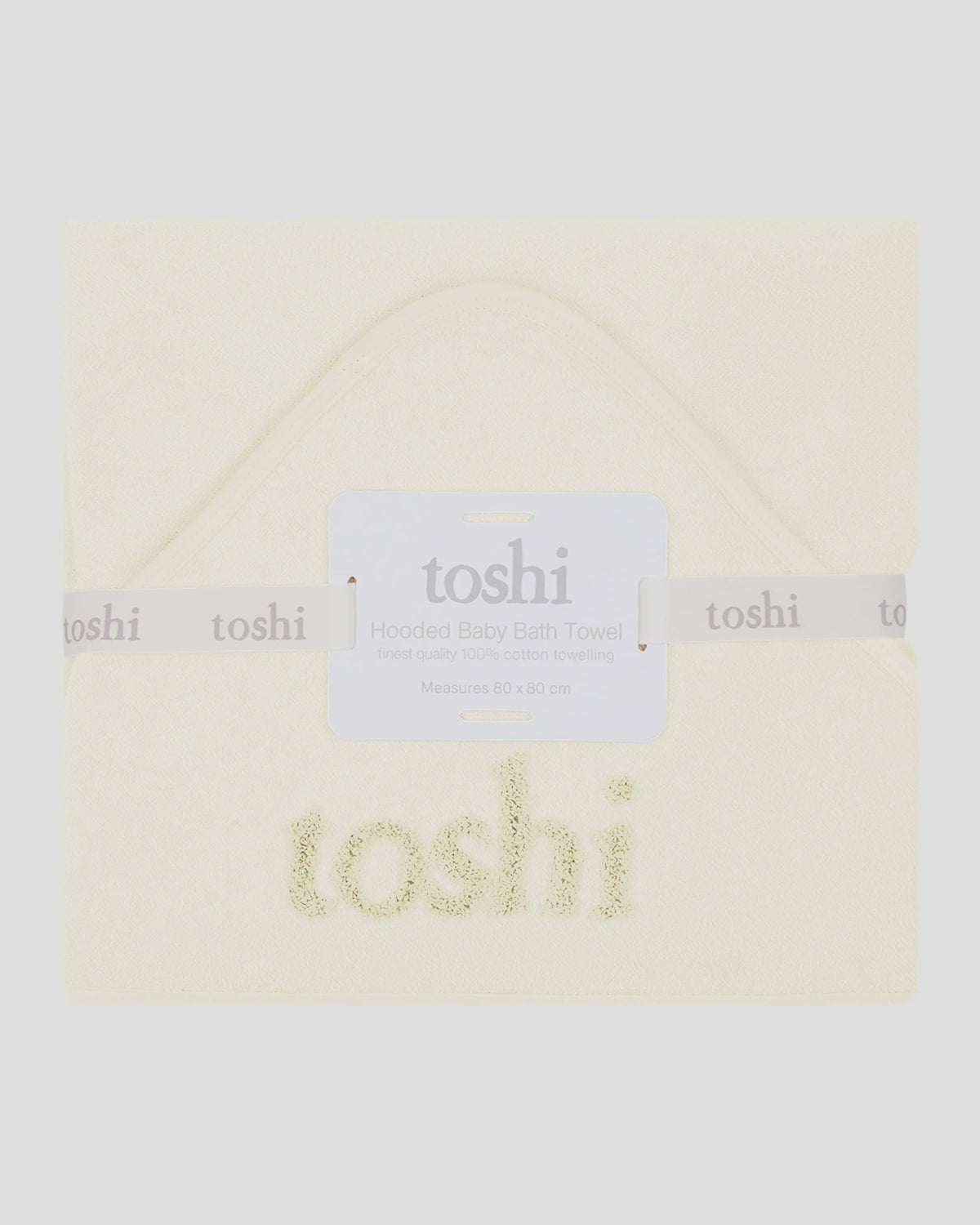 toshi | Hooded Baby Bath Towel Yummy / Cream