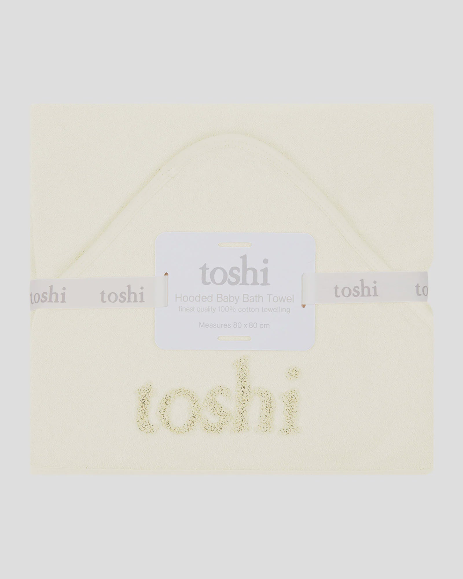 toshi | Hooded Baby Bath Towel Yummy / Cream