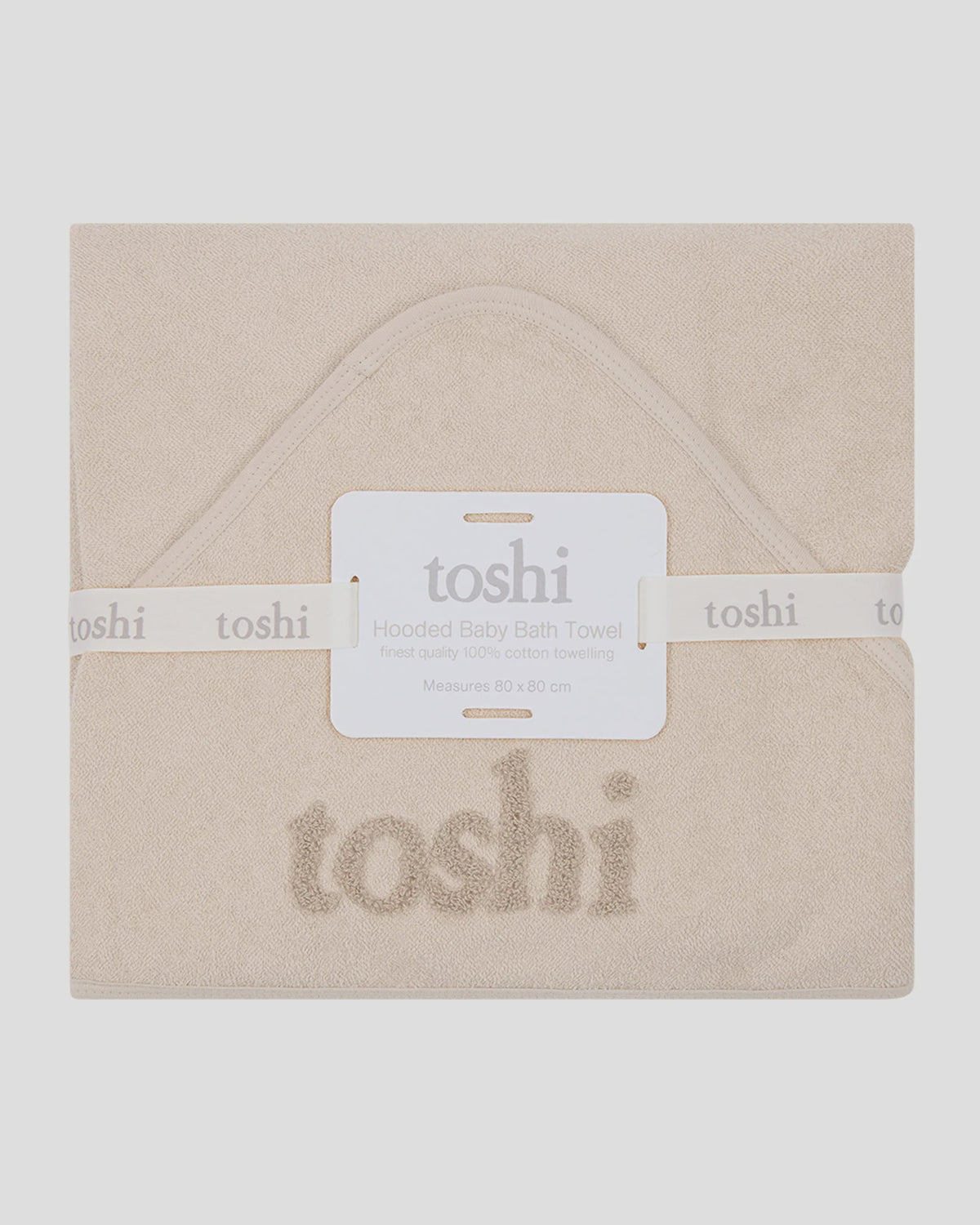 toshi | Hooded Baby Bath Towel Yummy / Oatmeal