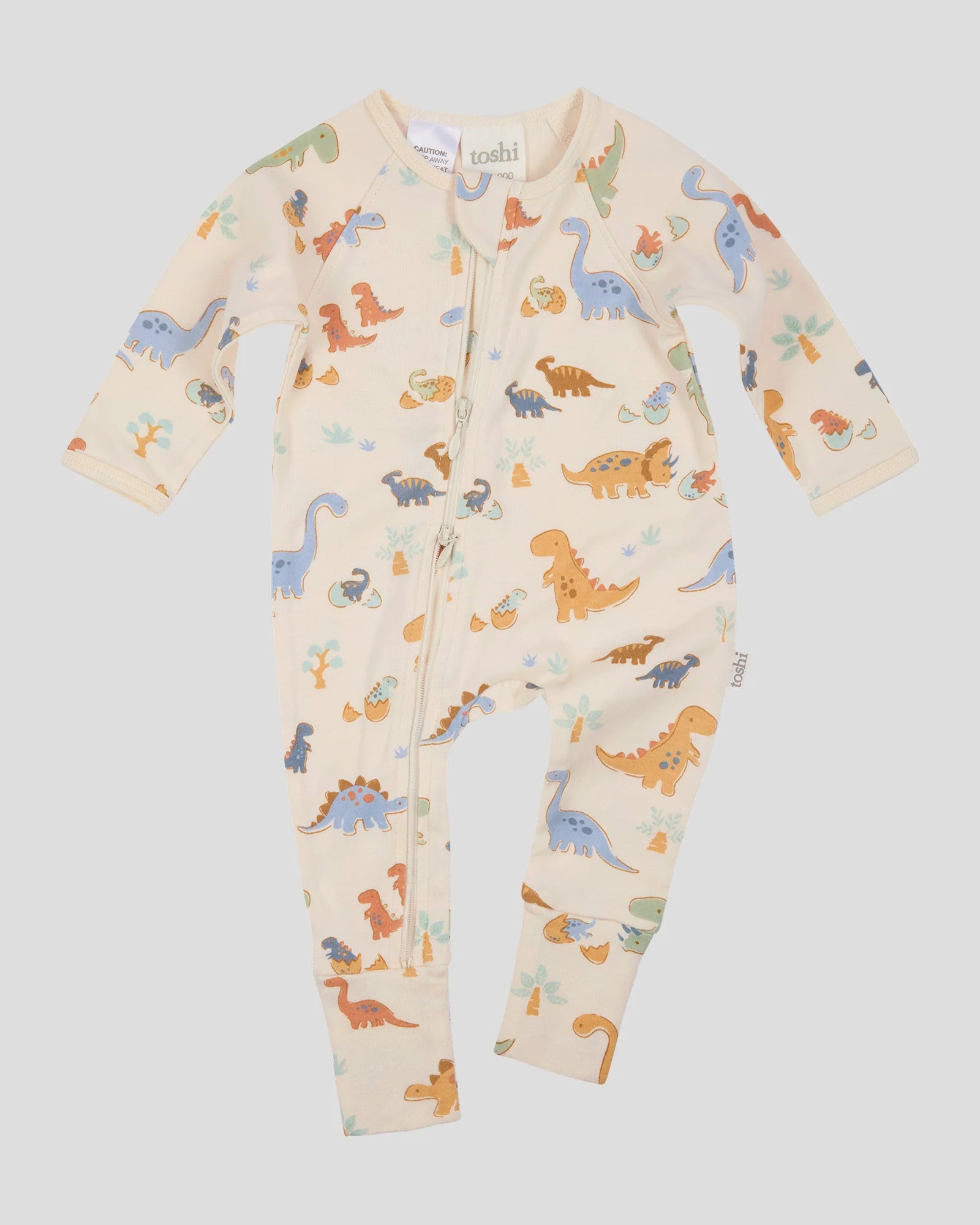 toshi | Onesie L/S Harvest / Dino Bubs