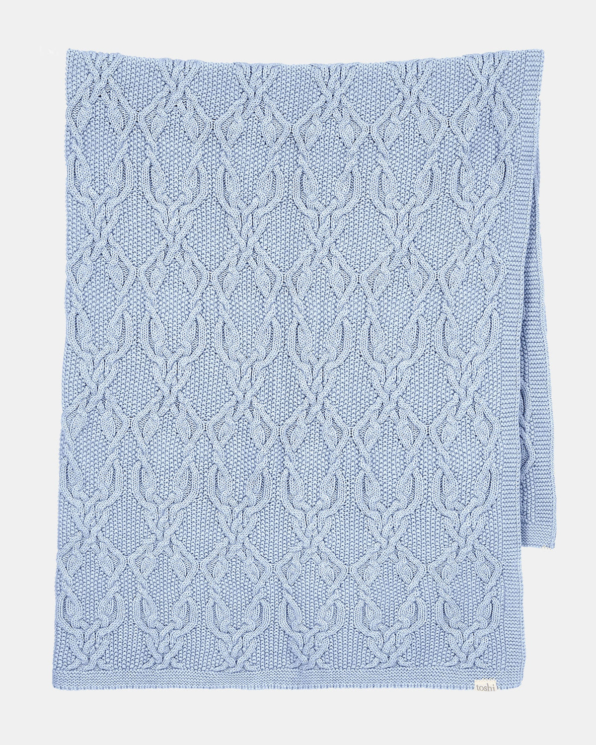 toshi | Organic Blanket Bowie / Bluebell
