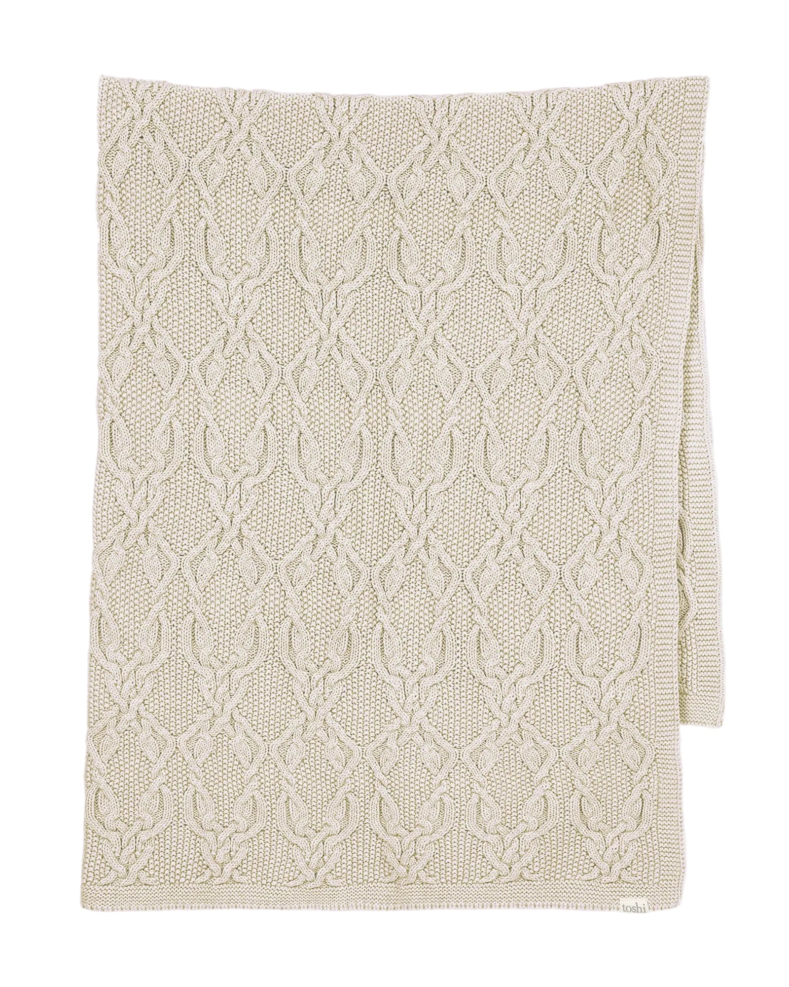 toshi | Organic Blanket Bowie / Oatmeal