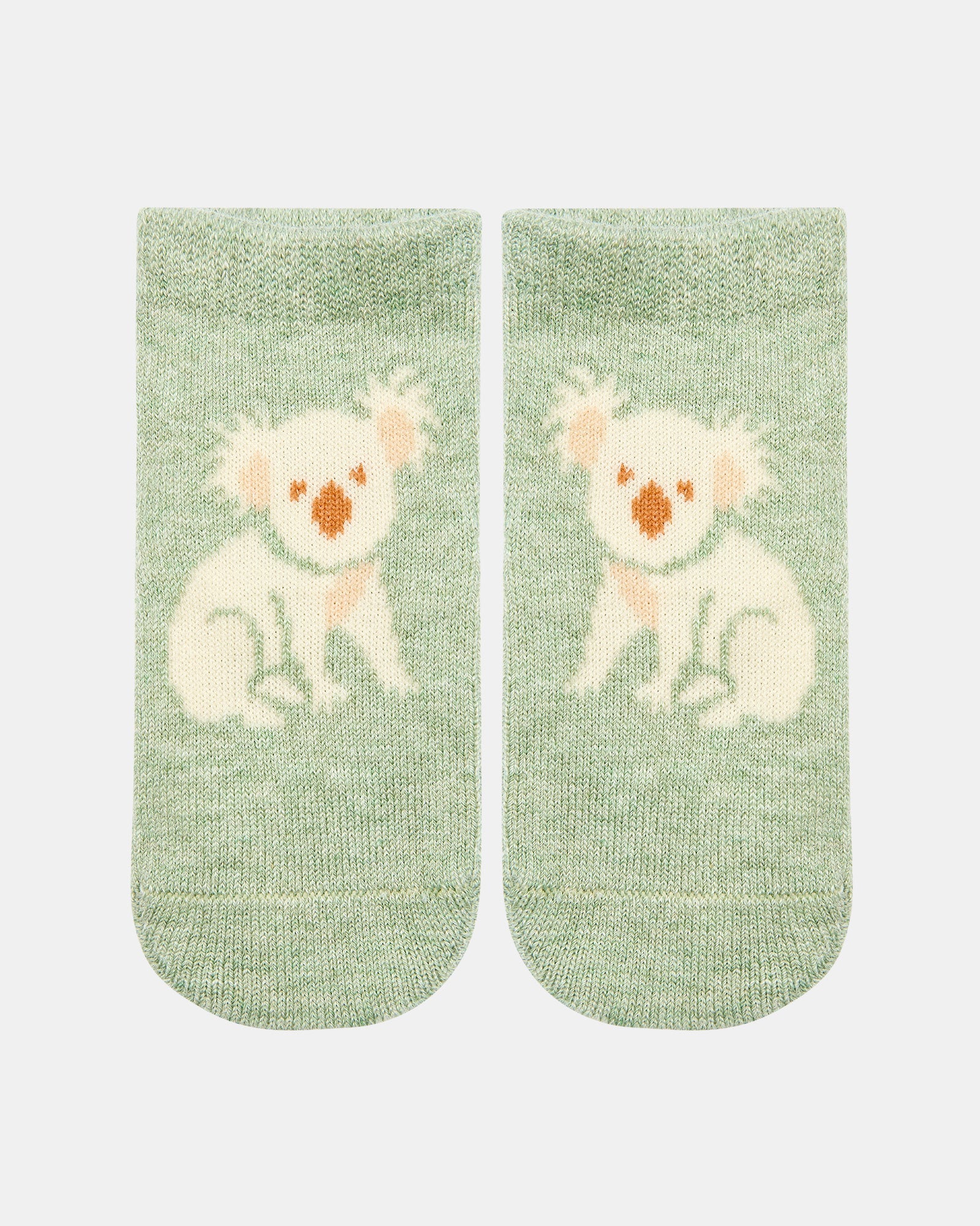 toshi | Organic Socks Ankle Jacquard / Koala