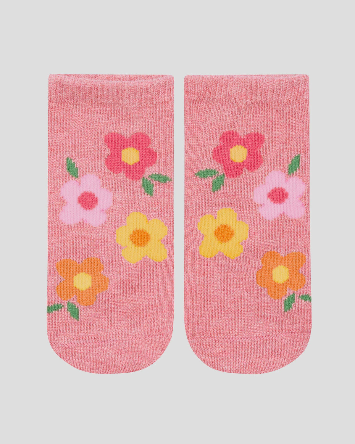 toshi | Organic Socks Ankle Jacquard / Rosie Posie