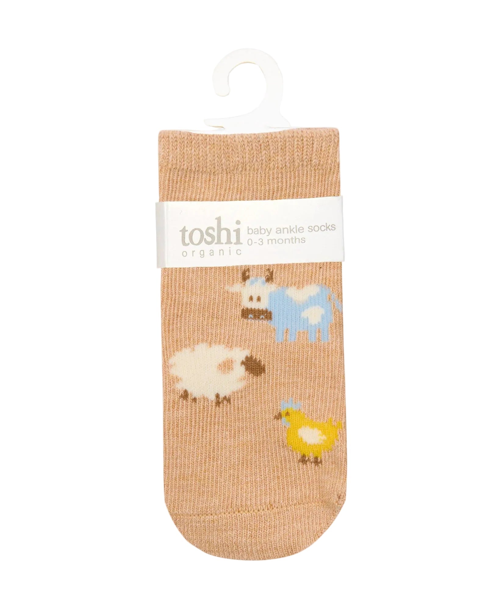 toshi | Organic Socks Ankle Jacquard / Farm Buddies
