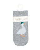 toshi | Organic Socks Ankle Jacquard / Lucie Goosie