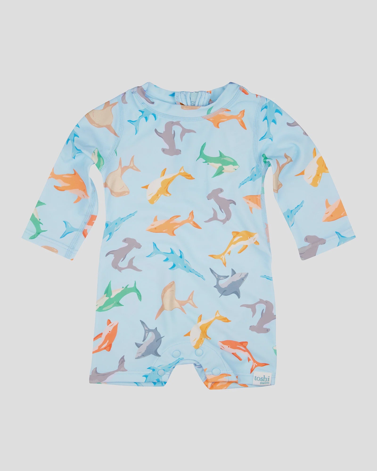 toshi | Swim Baby Onesie L/S Classic - Sharky