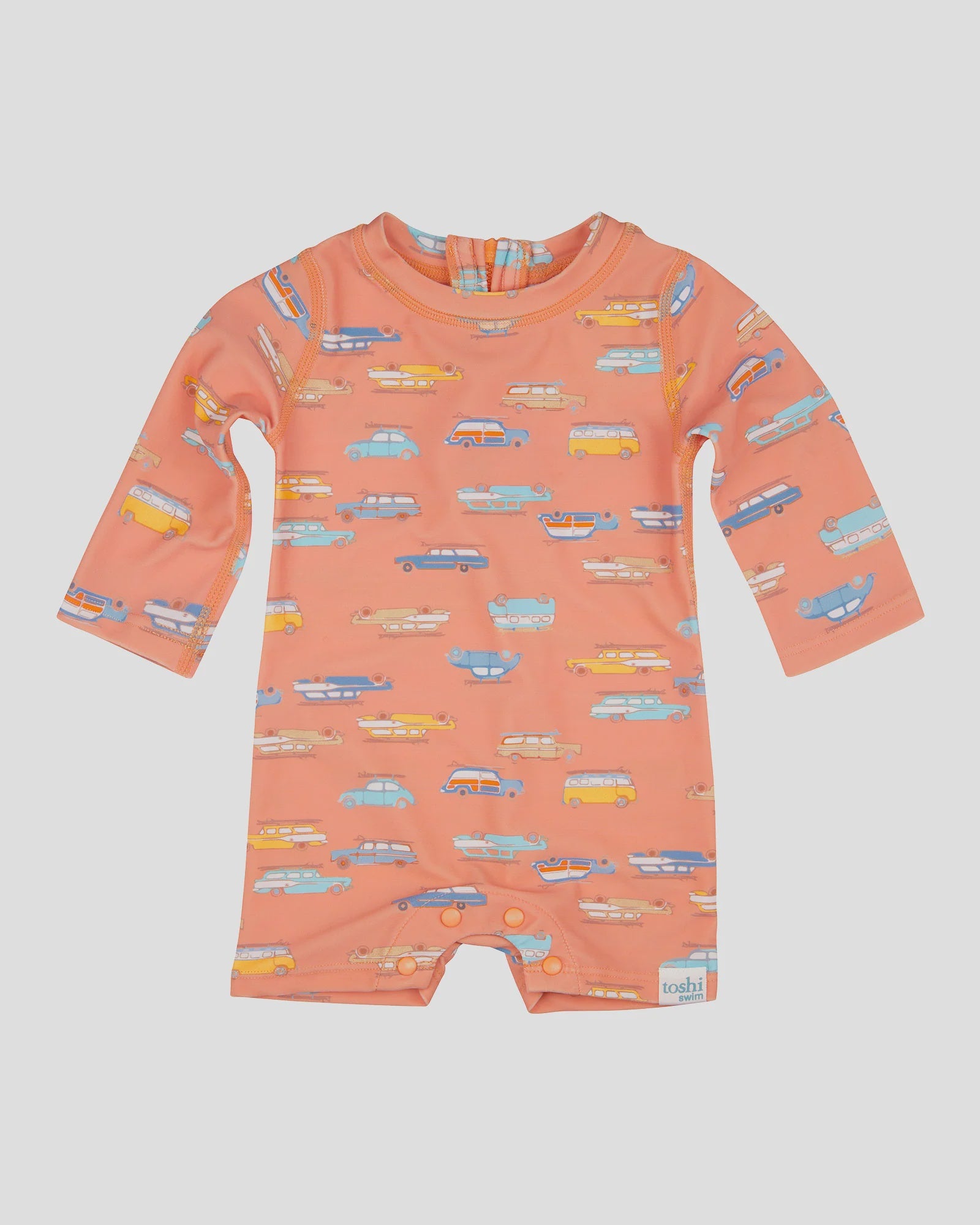 toshi | Swim Baby Onesie L/S Classic - Surfs Up