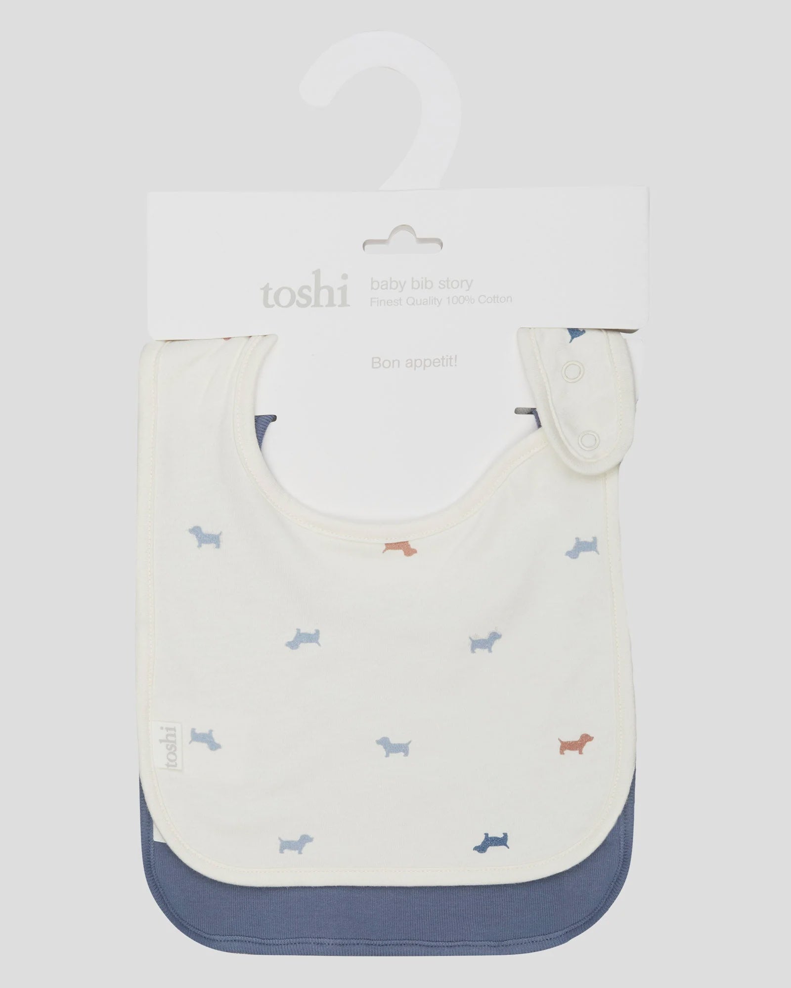 toshi | Baby Bib Story - 2 pcs - Puppy