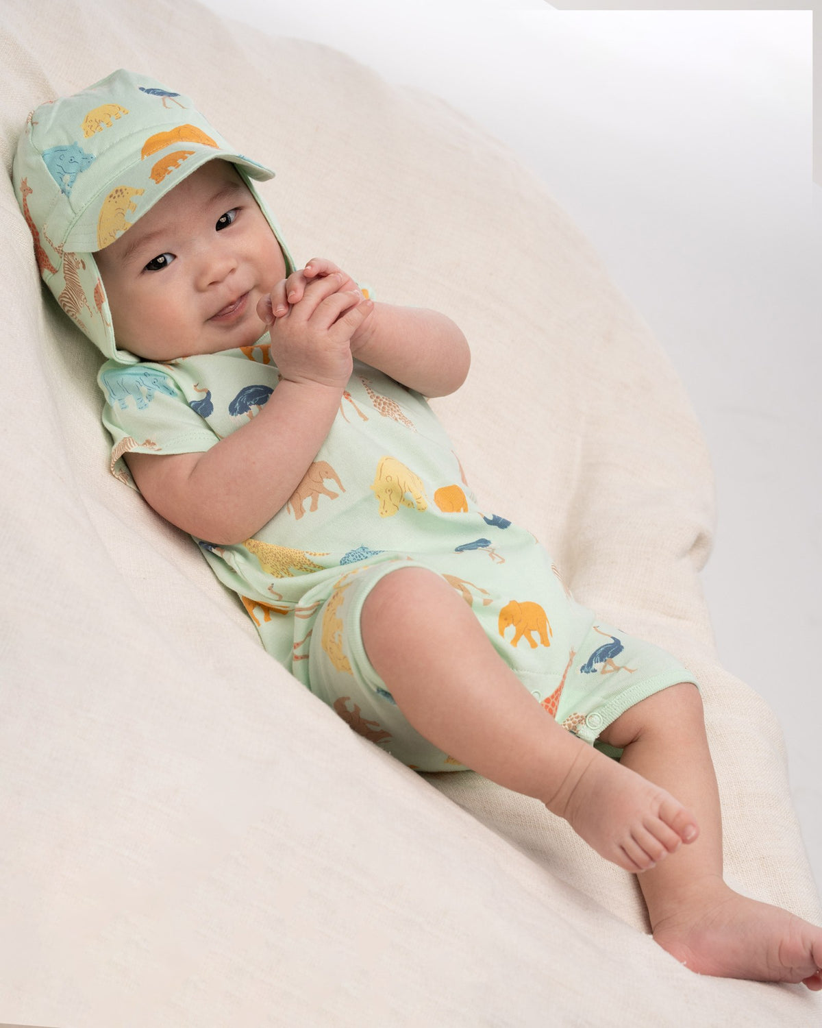 Onesie S/S  Banjo / Congo Oasis | toshi