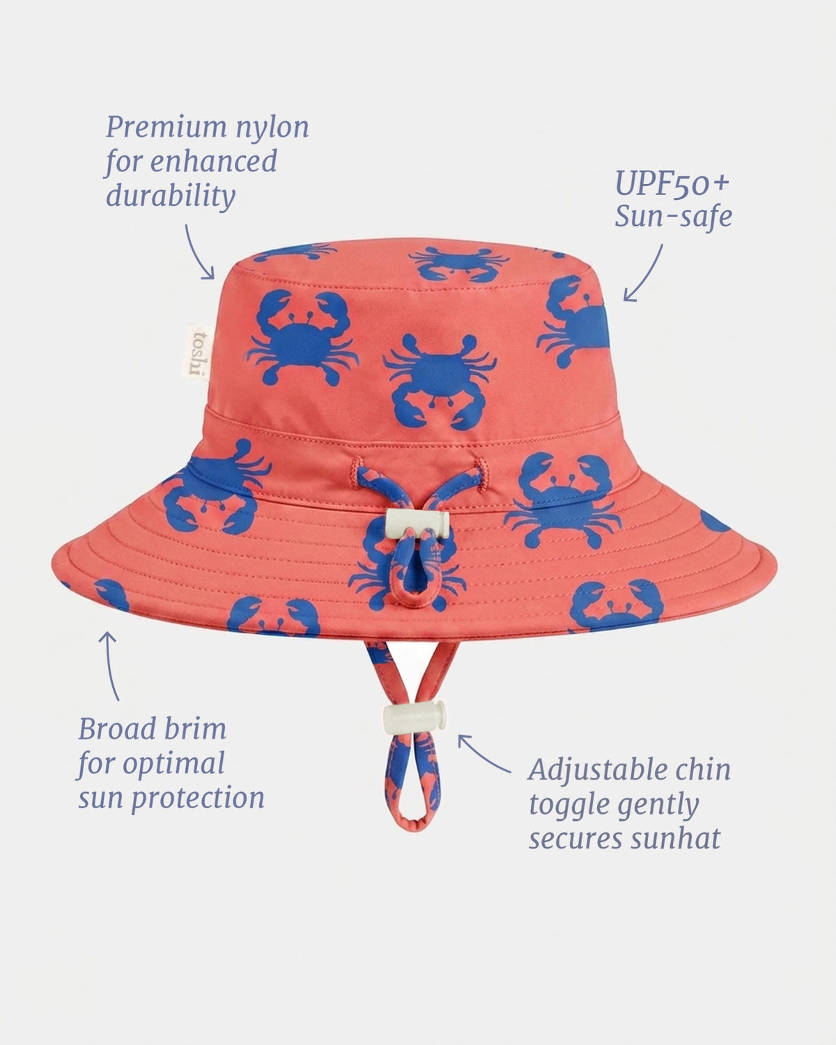 Swim Sunhat - Pirate Mudcrabs