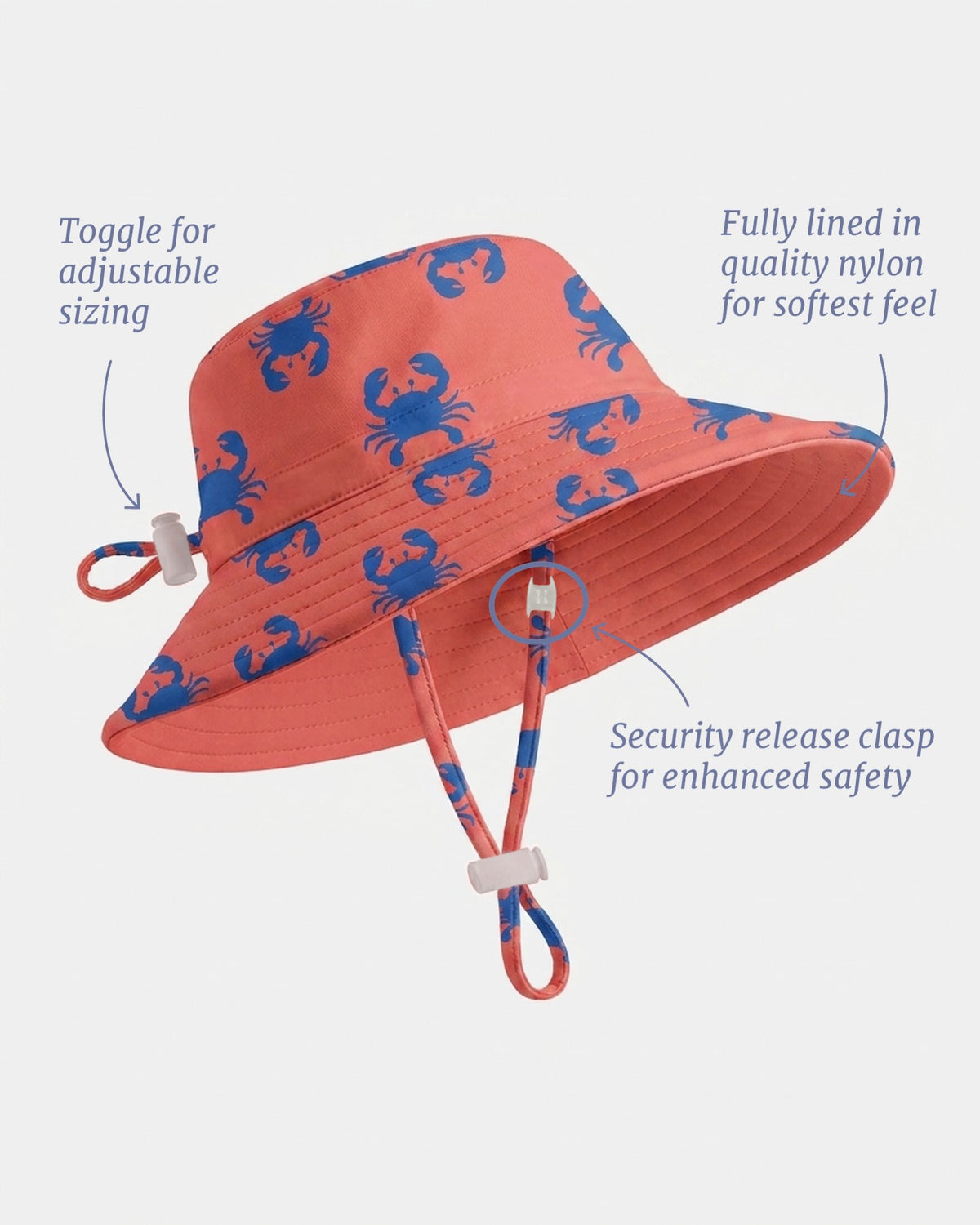 Swim Sunhat - Pirate Mudcrabs