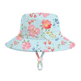 Swim Sunhat - Twinkle Aqua Garden