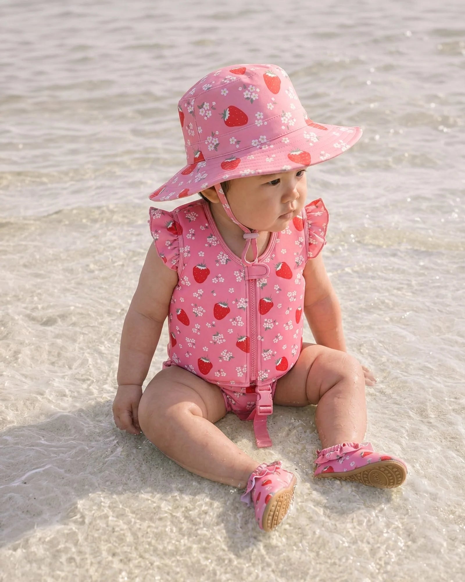 Swim Sunhat - Twinkle Strawberry