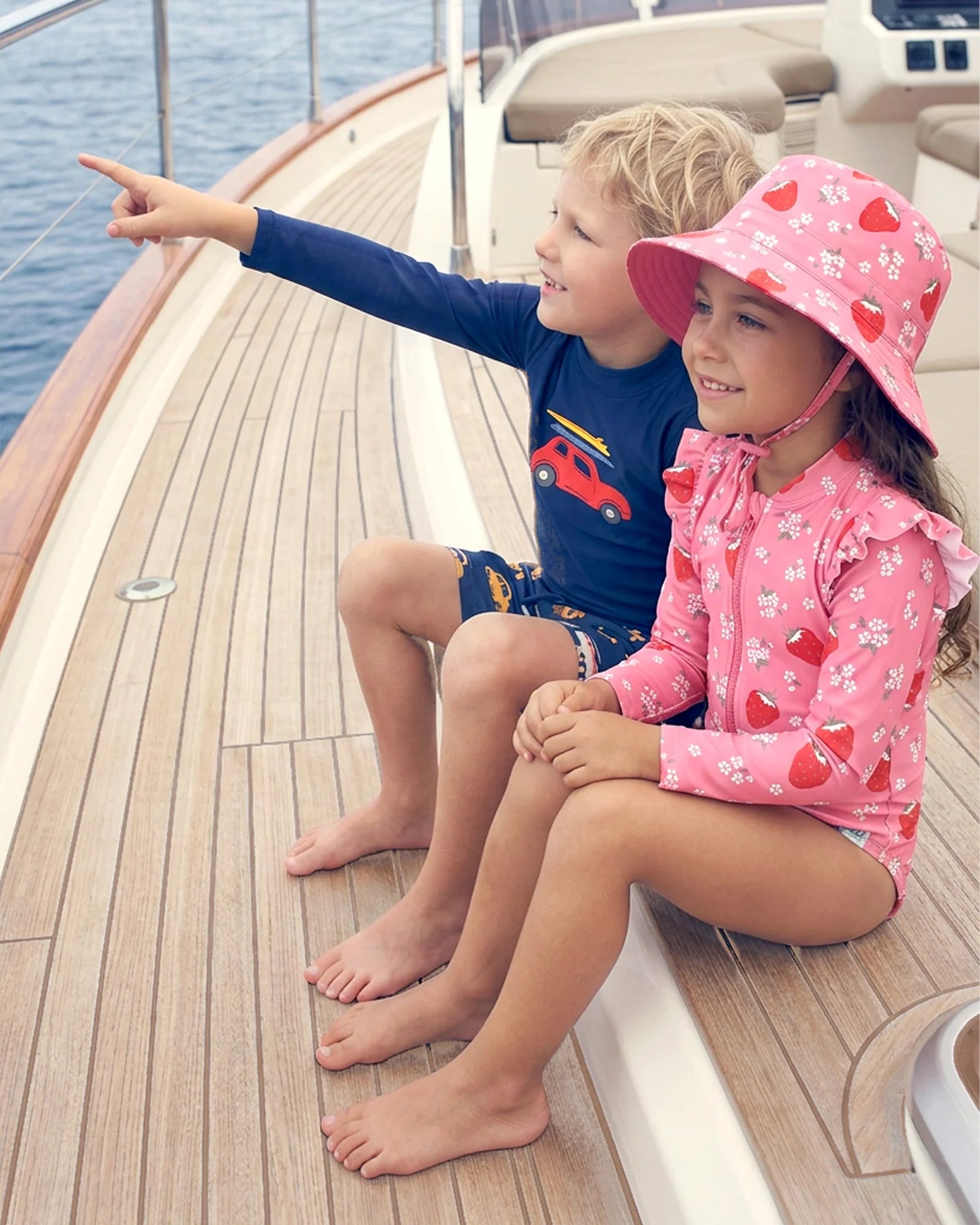 Swim Sunhat - Twinkle Strawberry