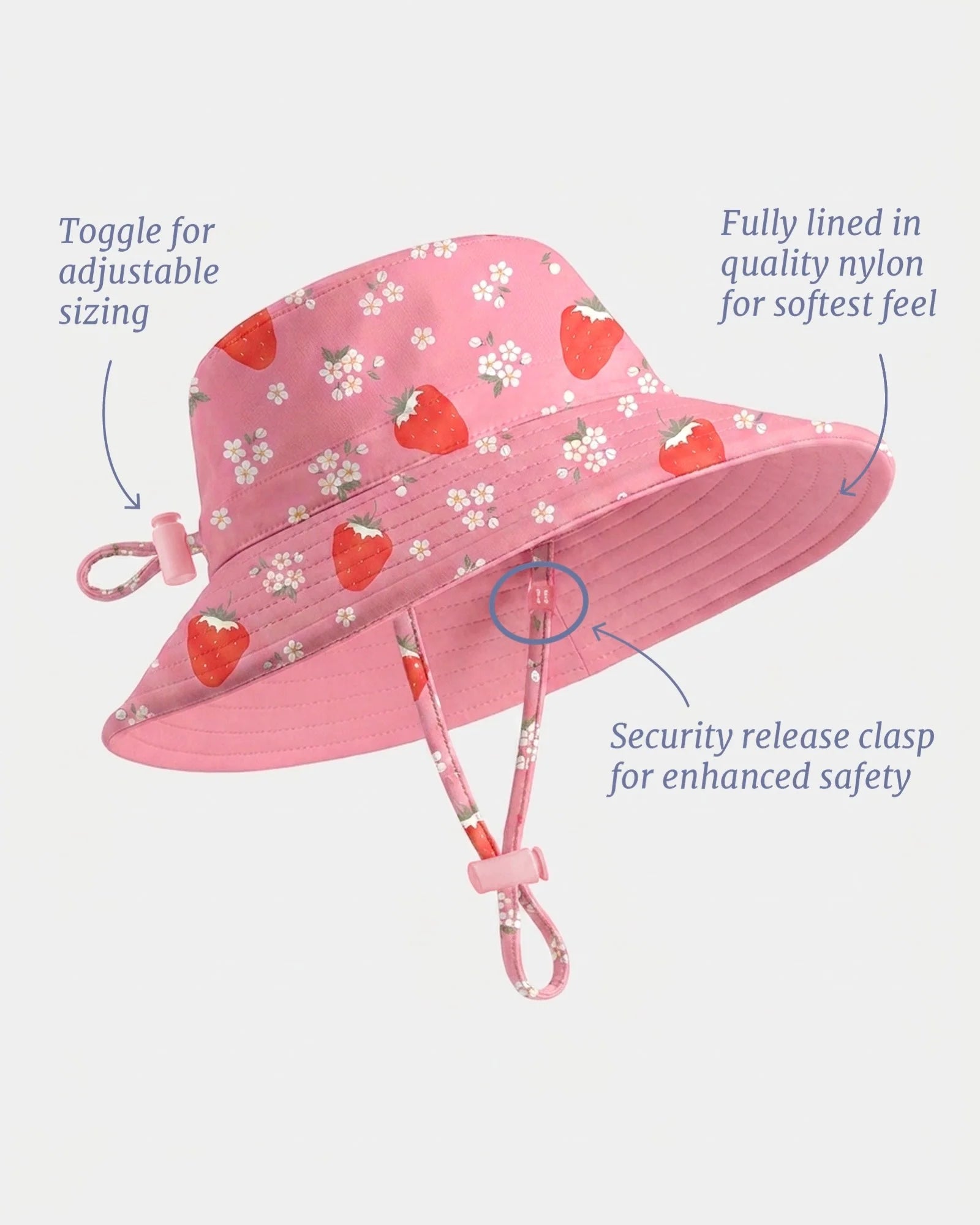Swim Sunhat - Twinkle Strawberry