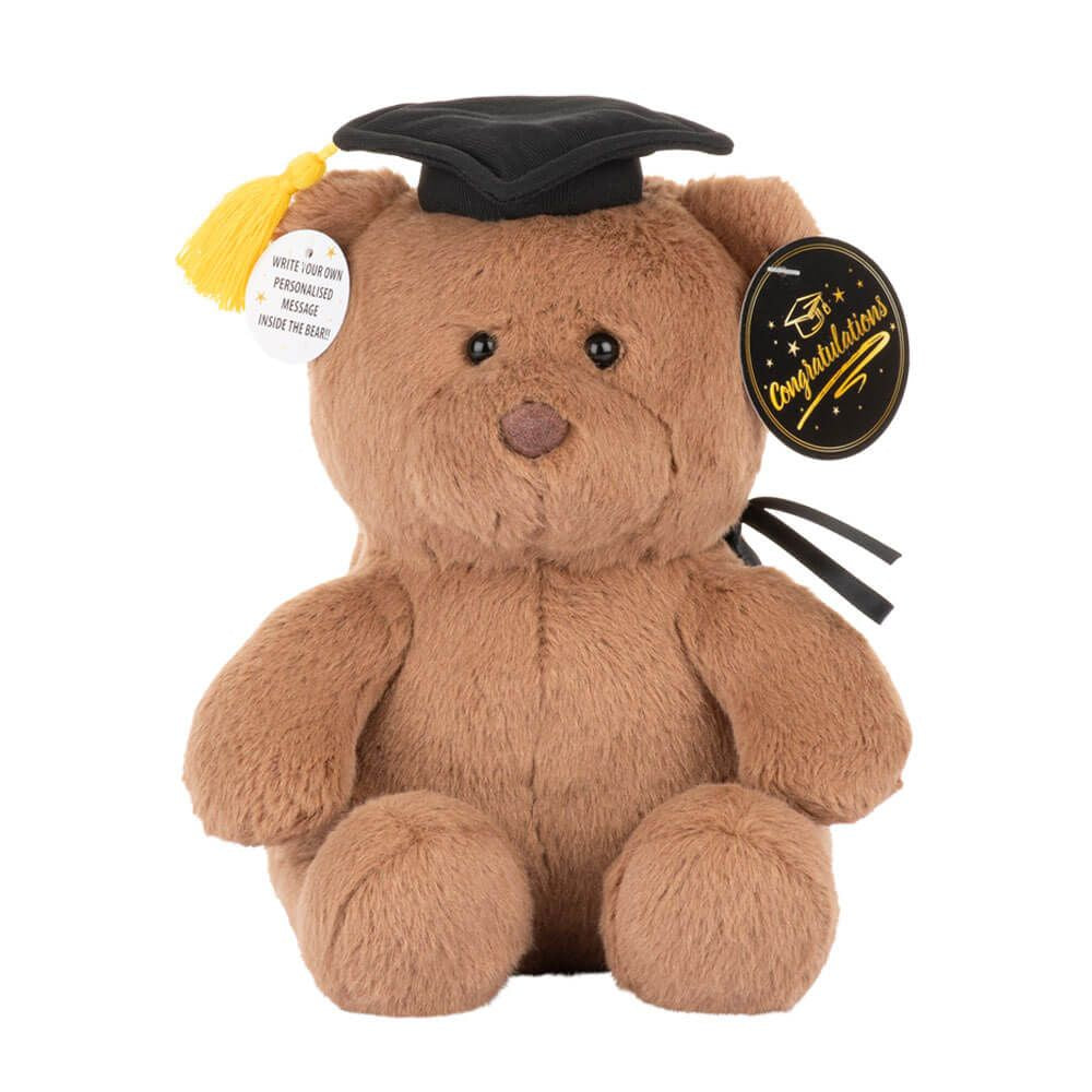 GRADUATION BEAR WITH MESSAGE CARD