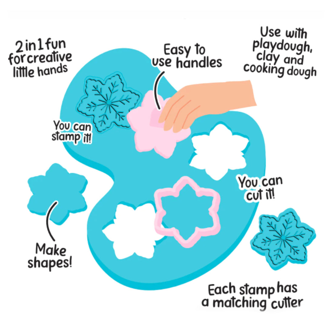 Wild Dough | Unicorn 8 Pce Stamper and Cutter Set