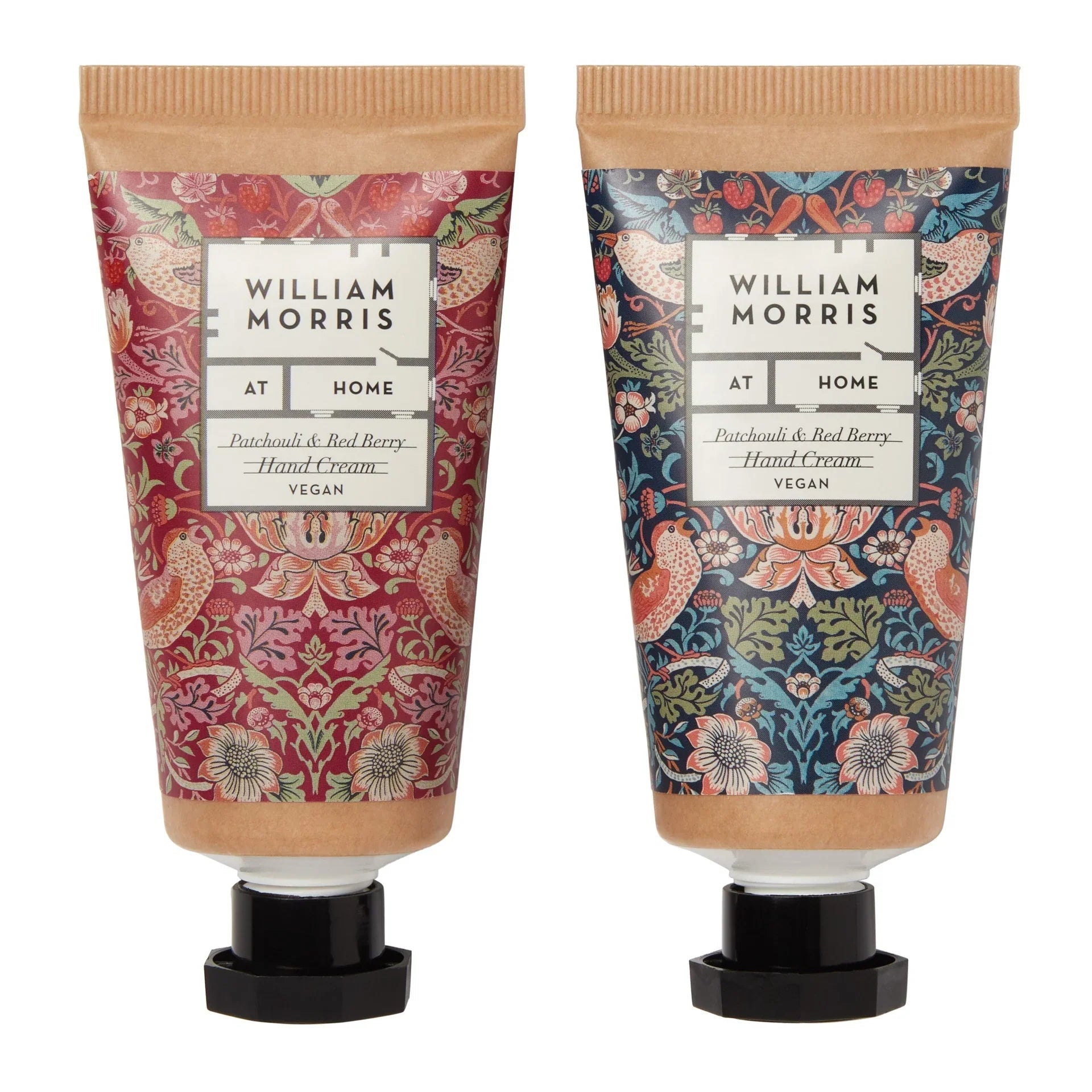 William Morris at Home - Strawberry Thief - Patchouli & Red Berry Scented Hand Care Bag
