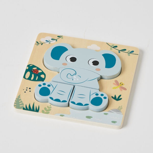 Wooden Puzzle - Elephant