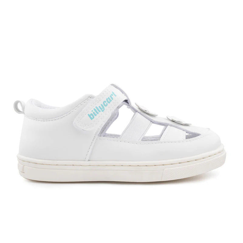 Layla - Petal White Toddler Girls Sandal