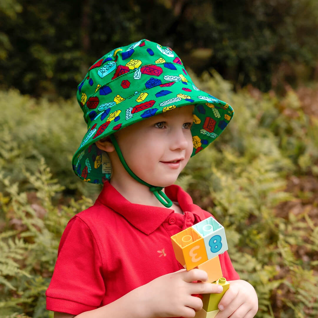 Bedhead |Classic Bucket Sun Hat - Blocks