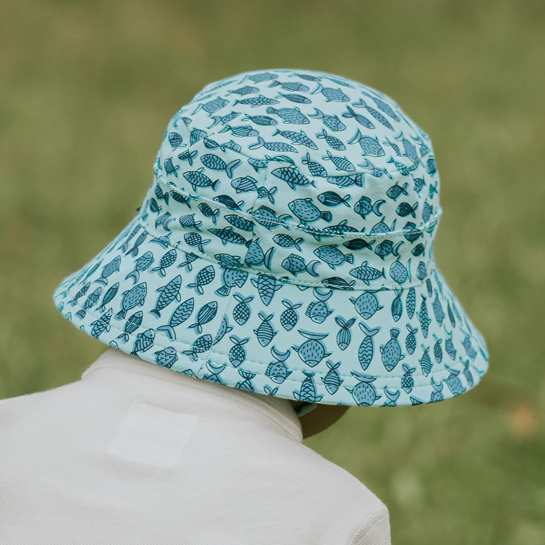 Bedhead | Kids Classic Bucket Sun Hat - Fish