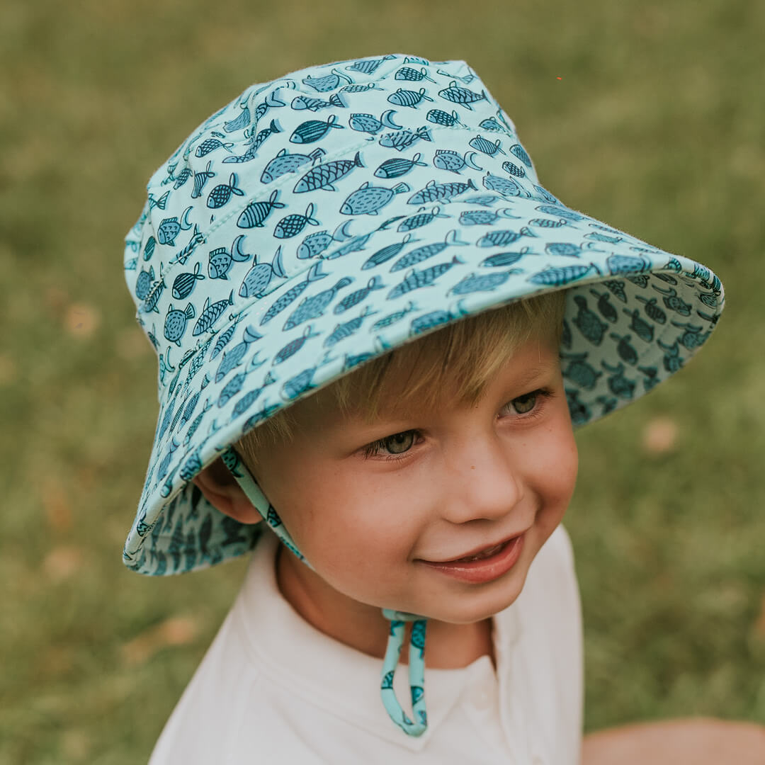 Bedhead | Kids Classic Bucket Sun Hat - Fish