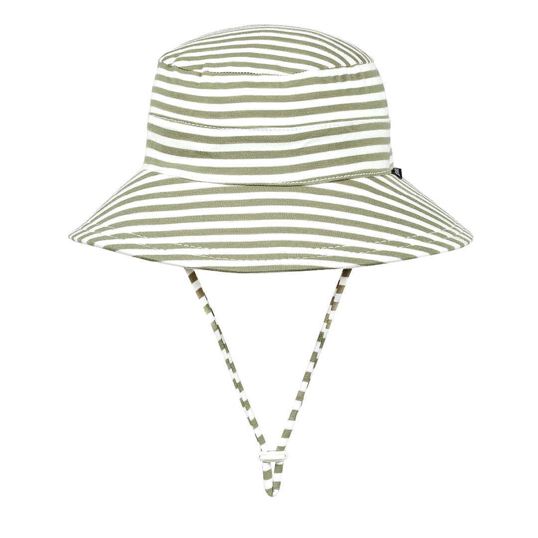 Bedhead | Kids Classic Bucket Sun Hat - Khaki Stripe