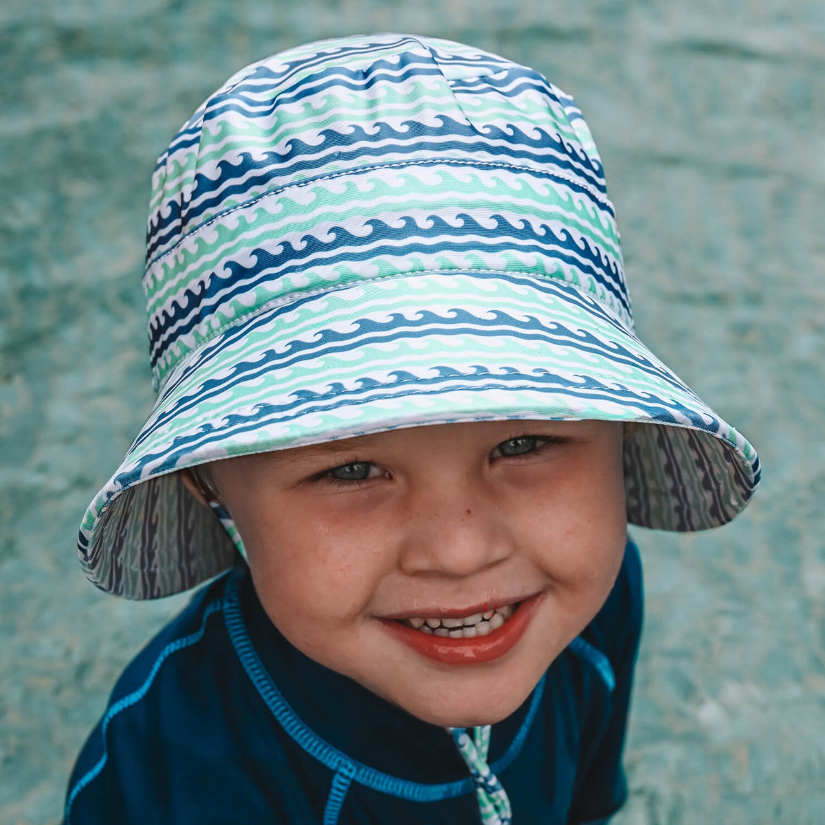 Classic Swim Bucket Beach Hat - Riptide | Bedhead