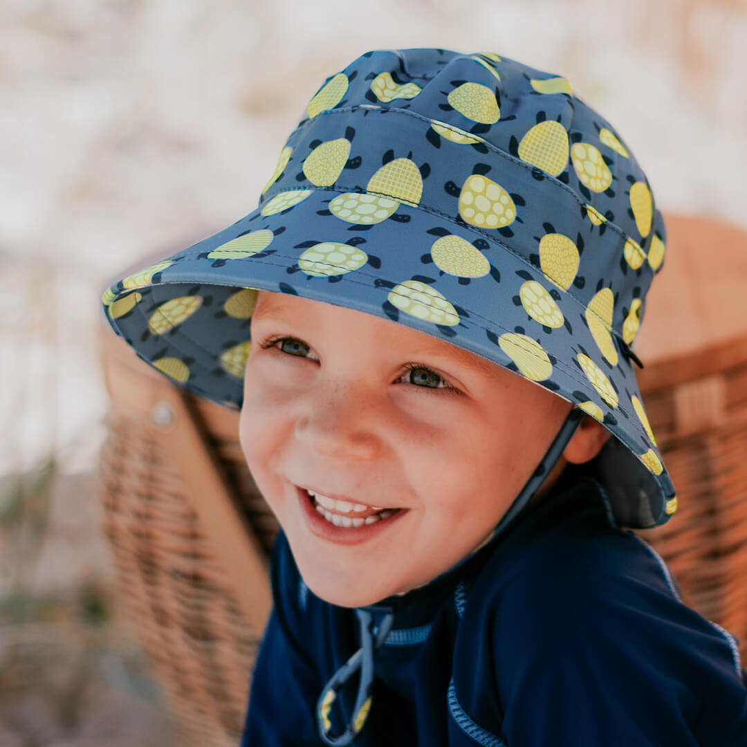 Bedhead | Kids Classic Swim Bucket Beach Hat - Turtle