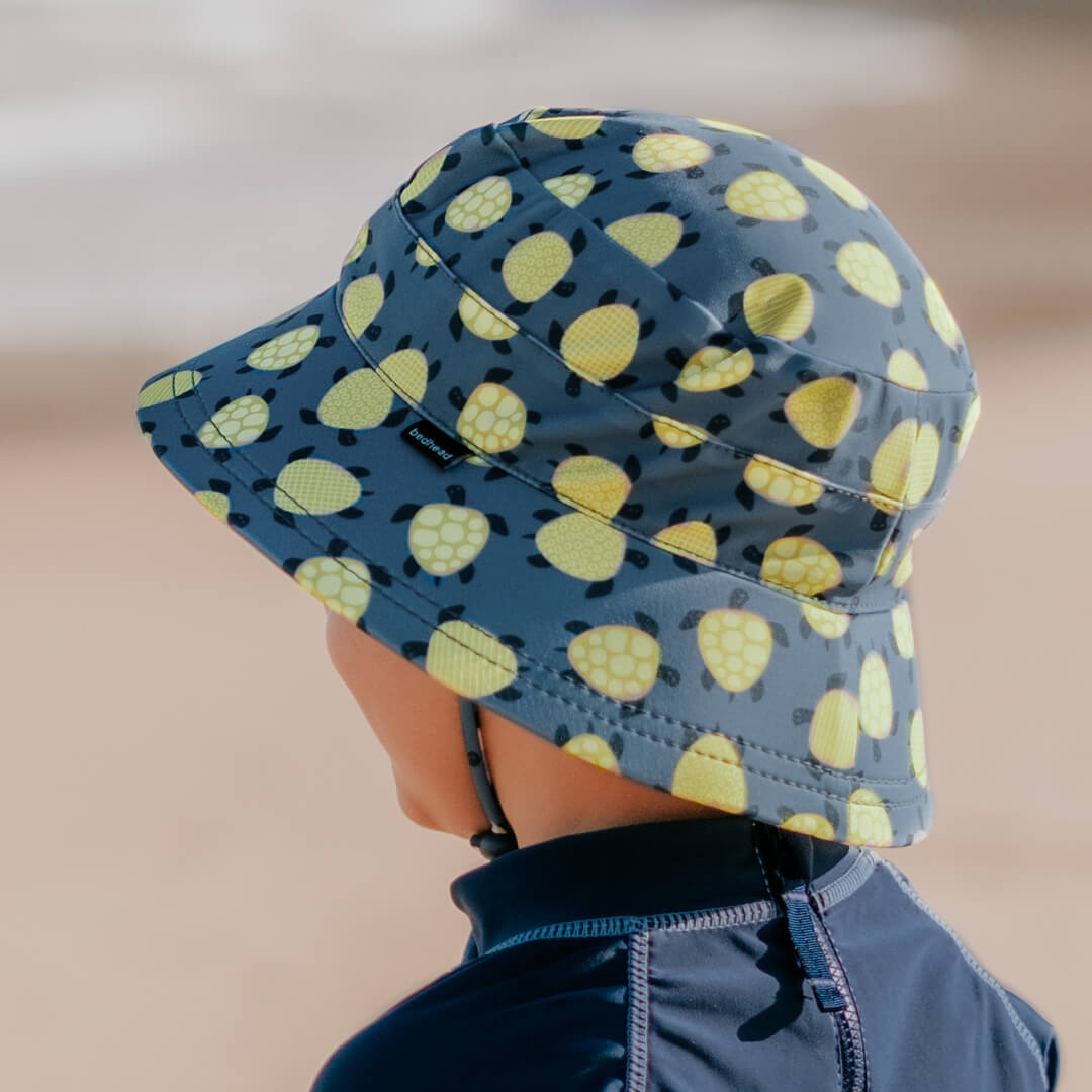 Bedhead | Kids Classic Swim Bucket Beach Hat - Turtle