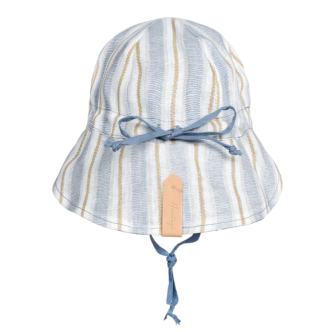 Bedhead | 'Lounger' Baby Reversible Flap Sun Hat - Spencer / Steele
