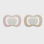 Pacifier GLOW Latex Size 1 Twin Pack - 0-6m