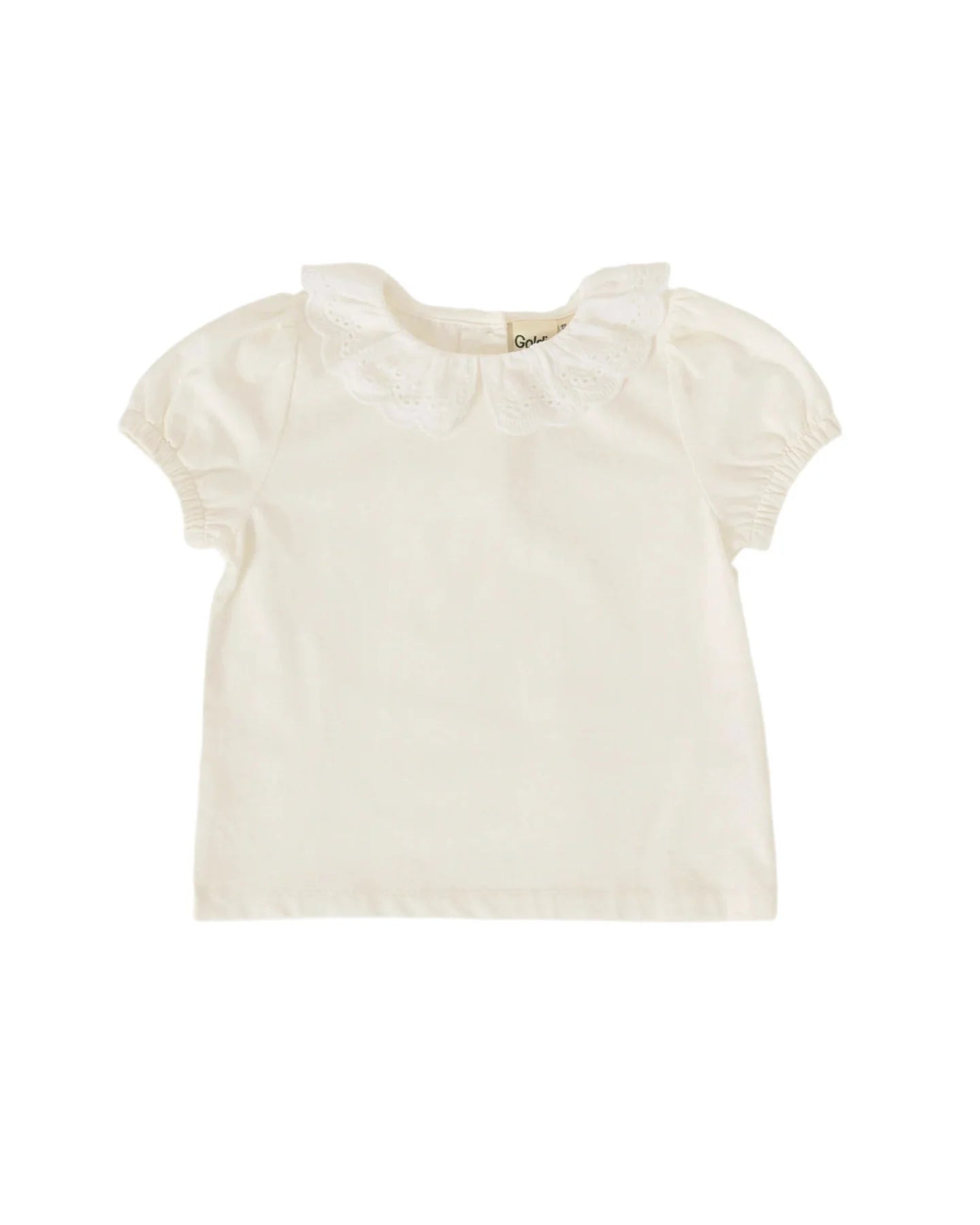 LAURA PUFF SLEEVE COLLAR TOP